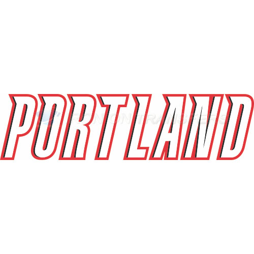 Portland Trail Blazers Iron-on Stickers (Heat Transfers)NO.1169